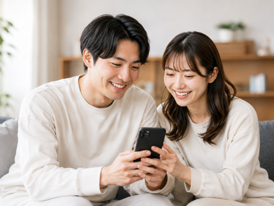 二人暮らしのカップル