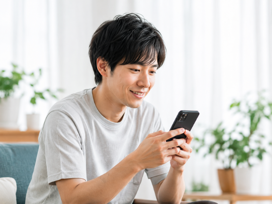一人暮らしの男性